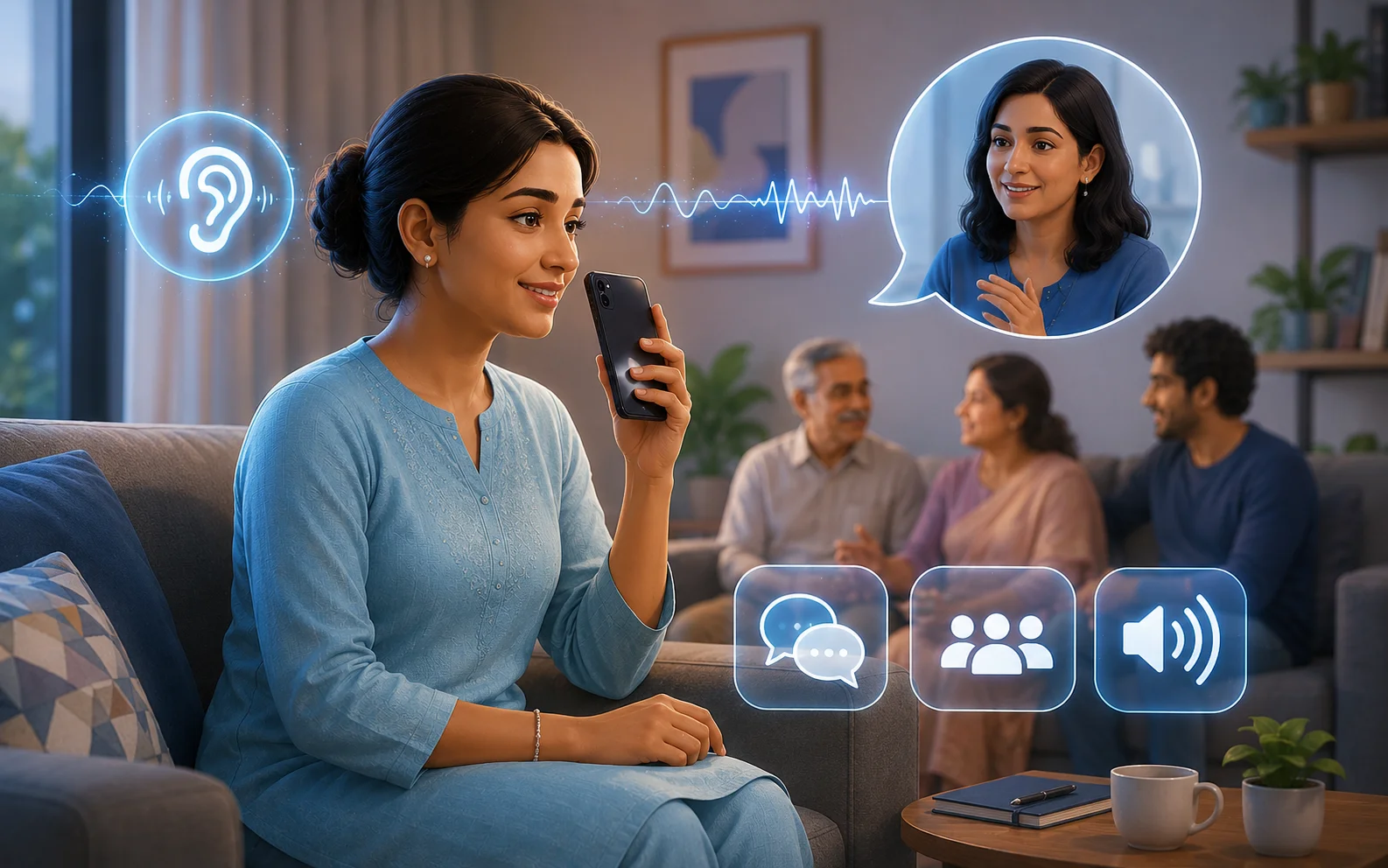 Hearing loss counselling via supportive video conversation